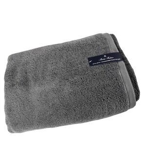 Brooks Brothers Oversized Bath Towel 100% Cotton Gray 30" x 58" ‎ New